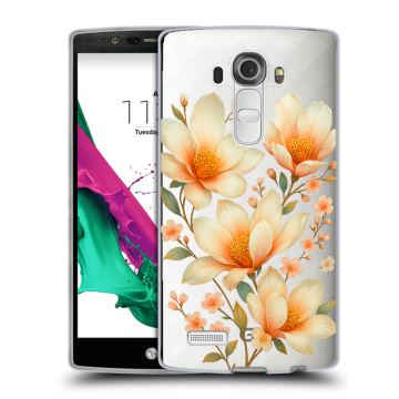 Силиконовый чехол на LG G4 с принтом Цветы Силиконовый чехол на LG G4 с принтом Цветы
