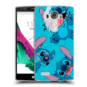 Силиконовый чехол на LG G4 с принтом Лило и Стич