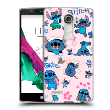 Силиконовый чехол на LG G4 с принтом Лило и Стич Силиконовый чехол на LG G4 с принтом Лило и Стич