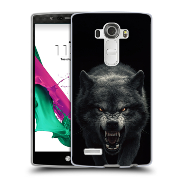 Силиконовый чехол на LG G4 с принтом Волк Силиконовый чехол на LG G4 с принтом Волк