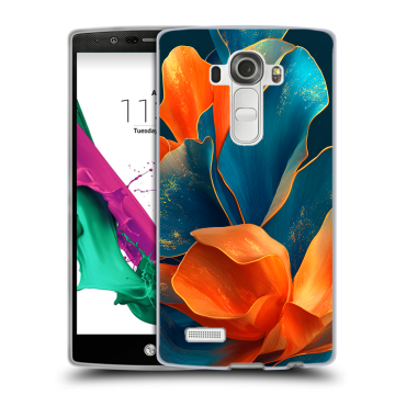 Силиконовый чехол на LG G4 с принтом Цветы Силиконовый чехол на LG G4 с принтом Цветы