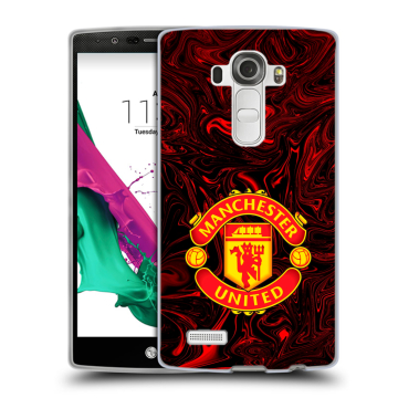 Силиконовый чехол на LG G4 с принтом Manchester United