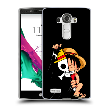Силиконовый чехол на LG G4 с принтом One Piece Ван Пис