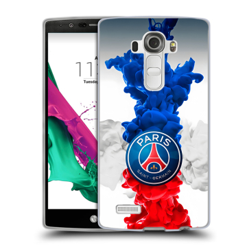 Силиконовый чехол на LG G4 с принтом PSG ПСЖ