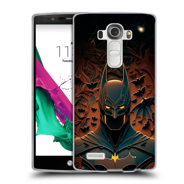 Силиконовый чехол на LG G4 с принтом Batman Бэтмен
