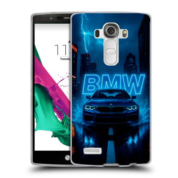 Силиконовый чехол на LG G4 с принтом BMW БМВ Силиконовый чехол на LG G4 с принтом BMW БМВ