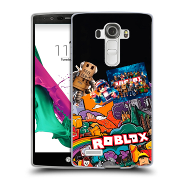 Силиконовый чехол на LG G4 с принтом Roblox Роблокс Силиконовый чехол на LG G4 с принтом Roblox Роблокс