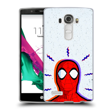 Силиконовый чехол на LG G4 с принтом Spiderman Человек паук