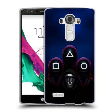Силиконовый чехол на LG G4 с принтом Игра Кальмара