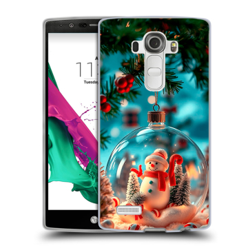 Силиконовый чехол на LG G4 с принтом Новый год