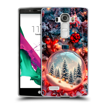 Силиконовый чехол на LG G4 с принтом Новый год
