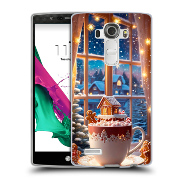Силиконовый чехол на LG G4 с принтом Новый год
