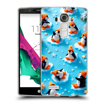 Силиконовый чехол на LG G4 с принтом Новый год