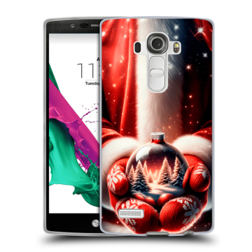 Силиконовый чехол на LG G4 с принтом Новый год