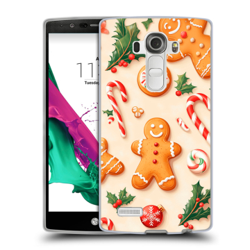 Силиконовый чехол на LG G4 с принтом Новый год