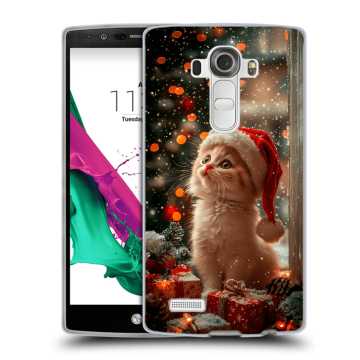 Силиконовый чехол на LG G4 с принтом Новый год