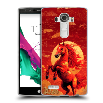 Силиконовый чехол на LG G4 с принтом Новый год