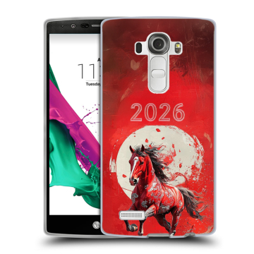 Силиконовый чехол на LG G4 с принтом Новый год