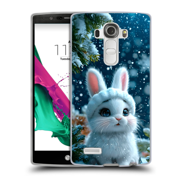Силиконовый чехол на LG G4 с принтом Новый год