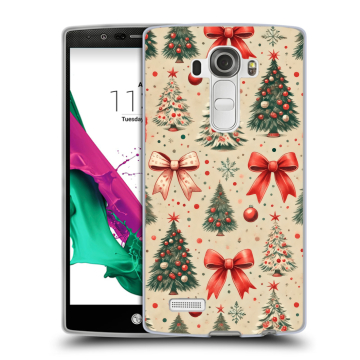Силиконовый чехол на LG G4 с принтом Новый год