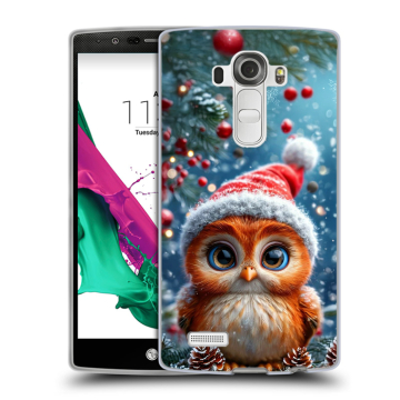 Силиконовый чехол на LG G4 с принтом Новый год