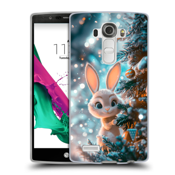 Силиконовый чехол на LG G4 с принтом Новый год