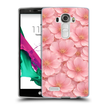 Силиконовый чехол на LG G4 с принтом женский