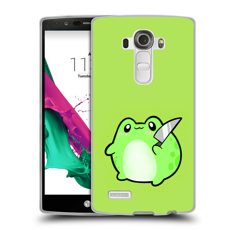 Силиконовый чехол на LG G4 с принтом Лягушенок Силиконовый чехол на LG G4 с принтом Лягушенок