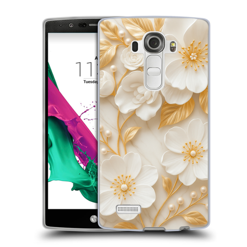 Пластиковый чехол на LG G4 с принтом Цветы Пластиковый чехол на LG G4 с принтом Цветы
