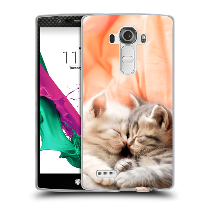 Силиконовый чехол на LG G4 с принтом Котята Силиконовый чехол на LG G4 с принтом Котята