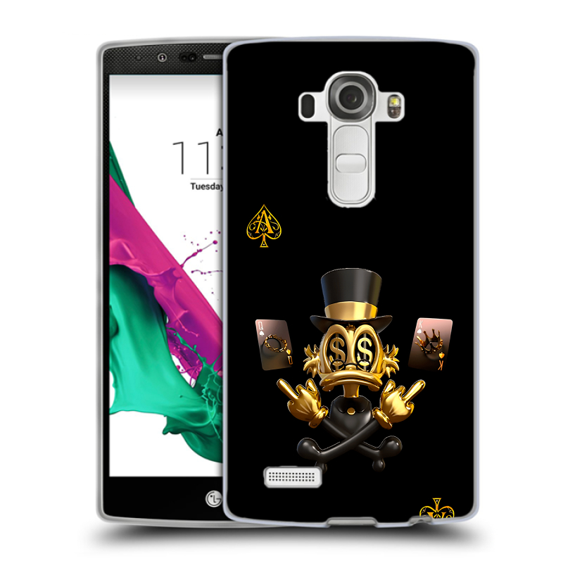 Пластиковый чехол на LG G4 с принтом Золотой скрудж макдак Пластиковый чехол на LG G4 с принтом Золотой скрудж макдак
