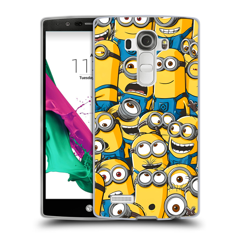 Пластиковый чехол на LG G4 с принтом Миньоны Пластиковый чехол на LG G4 с принтом Миньоны