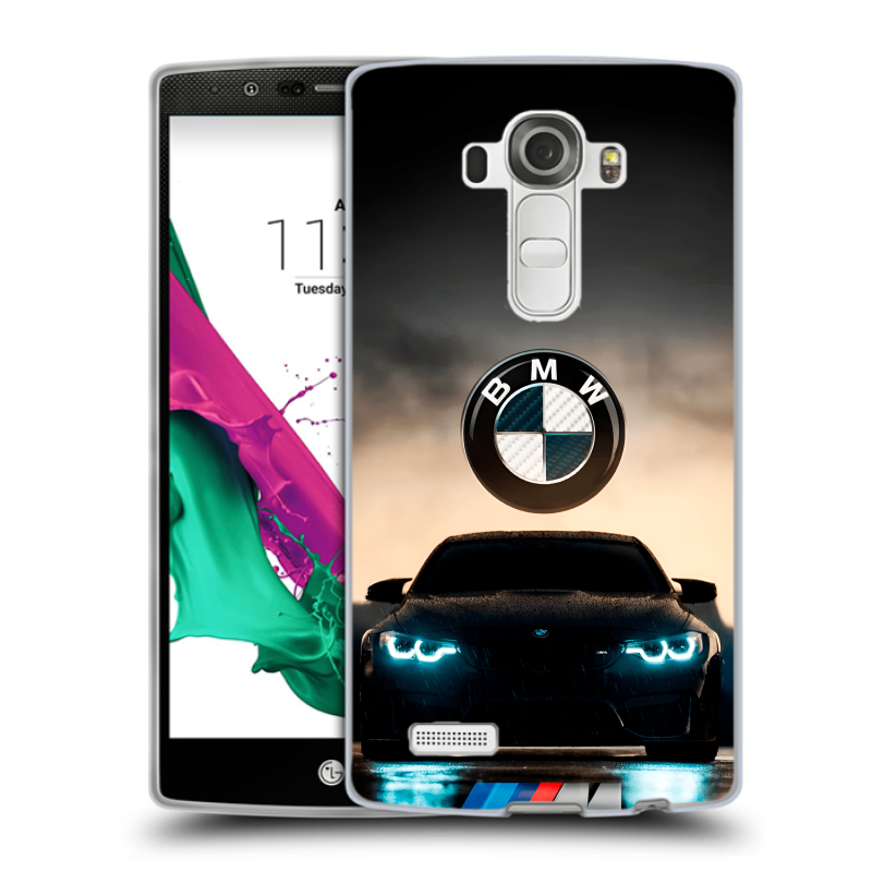 Силиконовый чехол на LG G4 с принтом БМВ BMW Силиконовый чехол на LG G4 с принтом БМВ BMW