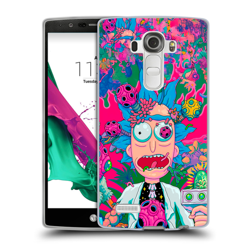 Силиконовый чехол на LG G4 с принтом Рик и Морти Rick Morty Силиконовый чехол на LG G4 с принтом Рик и Морти Rick Morty
