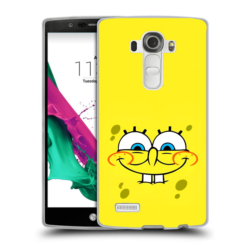 Силиконовый чехол на LG G4 с принтом спанчбоб спанч боб Силиконовый чехол на LG G4 с принтом спанчбоб спанч боб