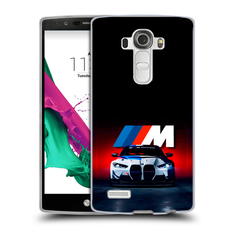 Силиконовый чехол на LG G4 с принтом БМВ BMW Силиконовый чехол на LG G4 с принтом БМВ BMW
