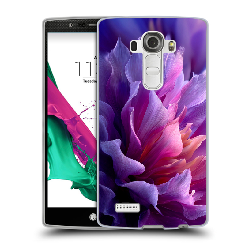 Силиконовый чехол на LG G4 с принтом женский цветы Силиконовый чехол на LG G4 с принтом женский цветы