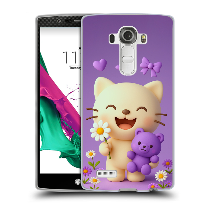 Силиконовый чехол на LG G4 с принтом для девочек Силиконовый чехол на LG G4 с принтом для девочек