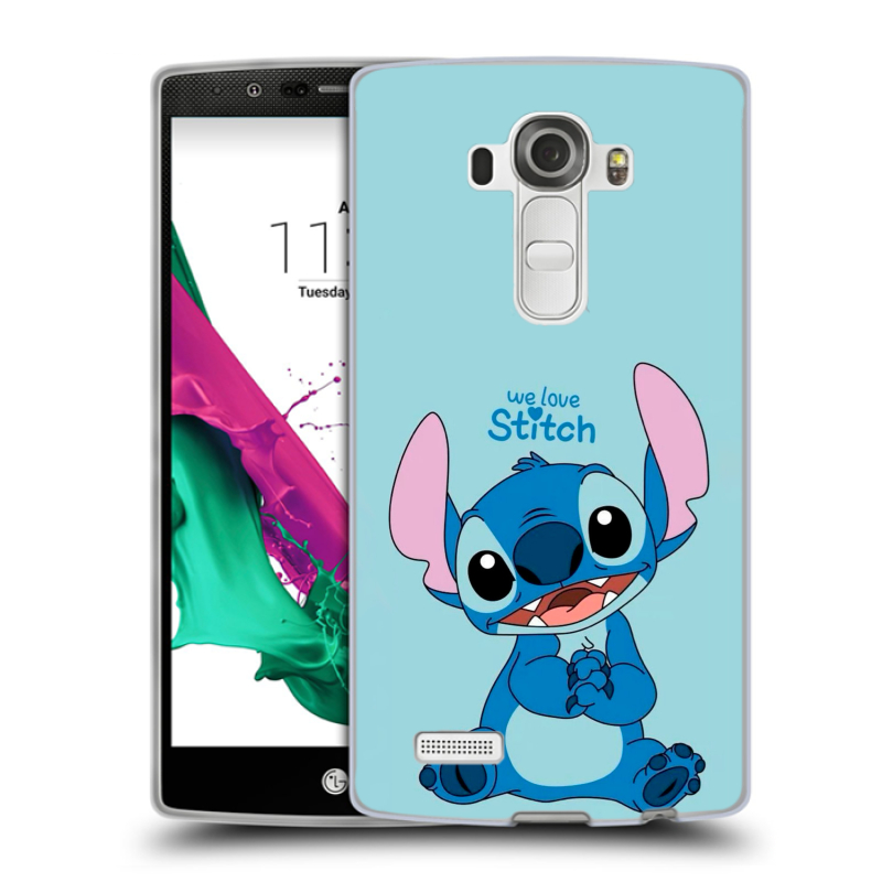 Силиконовый чехол на LG G4 с принтом Лило и Стич Силиконовый чехол на LG G4 с принтом Лило и Стич