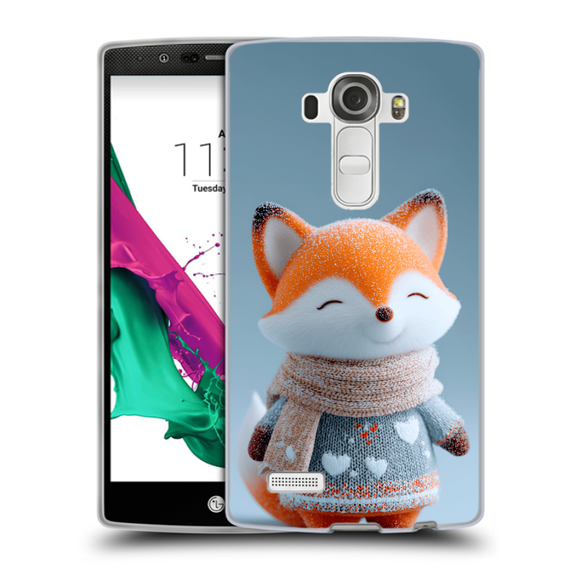 Пластиковый чехол на LG G4 с принтом Лиса Пластиковый чехол на LG G4 с принтом Лиса