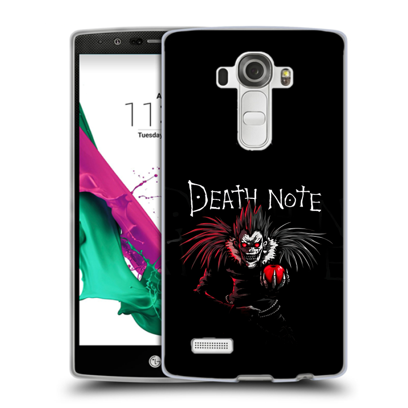 Силиконовый чехол на LG G4 с принтом Death note Тетрадь смерти Силиконовый чехол на LG G4 с принтом Death note Тетрадь смерти