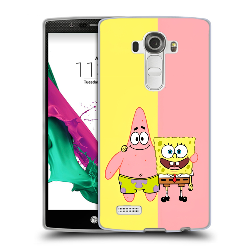 Силиконовый чехол на LG G4 с принтом Спанч боб Спанчбоб Силиконовый чехол на LG G4 с принтом Спанч боб Спанчбоб