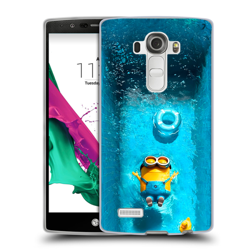Пластиковый чехол на LG G4 с принтом Миньоны Пластиковый чехол на LG G4 с принтом Миньоны