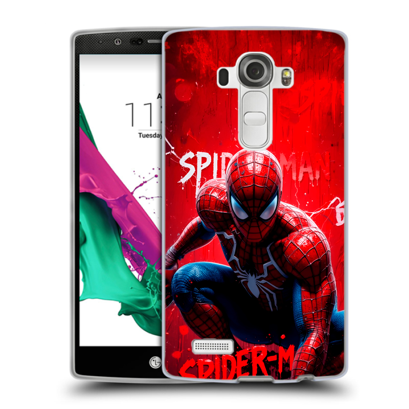 Силиконовый чехол на LG G4 с принтом Spiderman Человек паук Силиконовый чехол на LG G4 с принтом Spiderman Человек паук