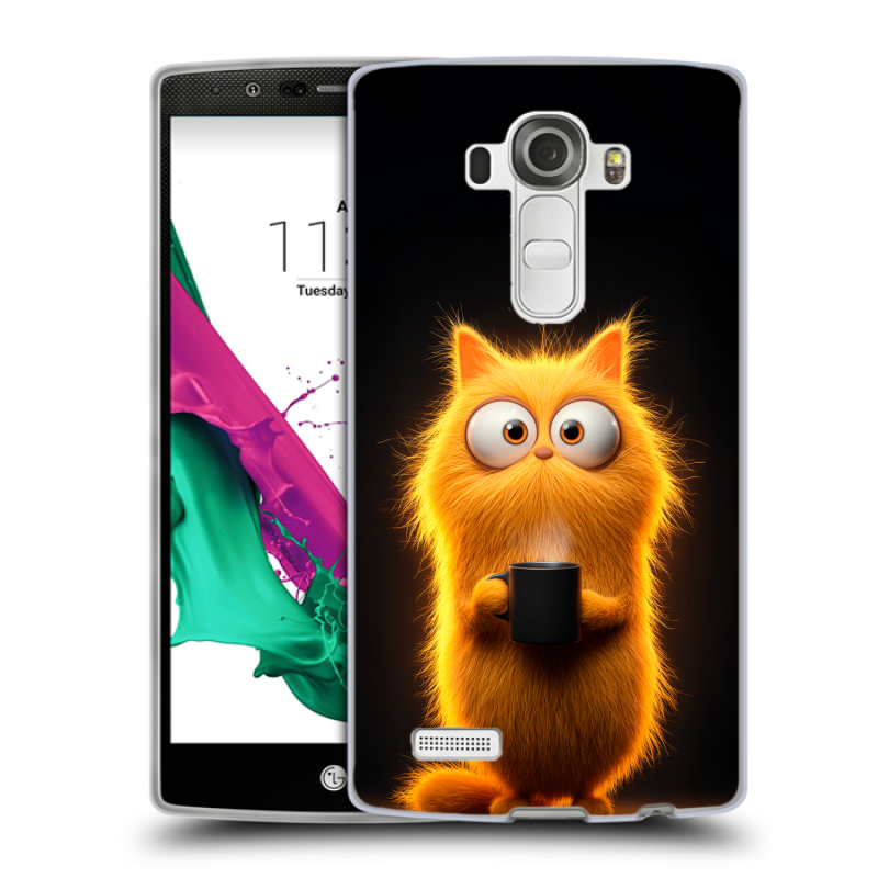 Силиконовый чехол на LG G4 с принтом Смешной кот Силиконовый чехол на LG G4 с принтом Смешной кот