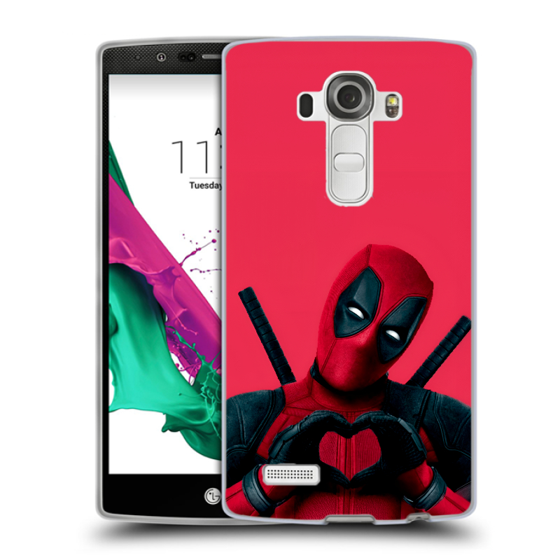 Силиконовый чехол на LG G4 с принтом Дедпул Deadpool Силиконовый чехол на LG G4 с принтом Дедпул Deadpool