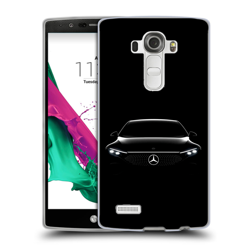 Силиконовый чехол на LG G4 с принтом Mercedes Мерседес Силиконовый чехол на LG G4 с принтом Mercedes Мерседес