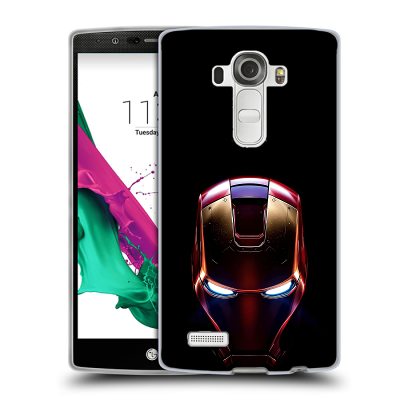 Силиконовый чехол на LG G4 с принтом IronMan Железный человек Силиконовый чехол на LG G4 с принтом IronMan Железный человек