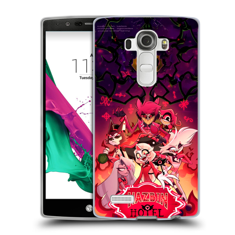 Силиконовый чехол на LG G4 с принтом Hazbin Hotel Отель Хазбин Силиконовый чехол на LG G4 с принтом Hazbin Hotel Отель Хазбин