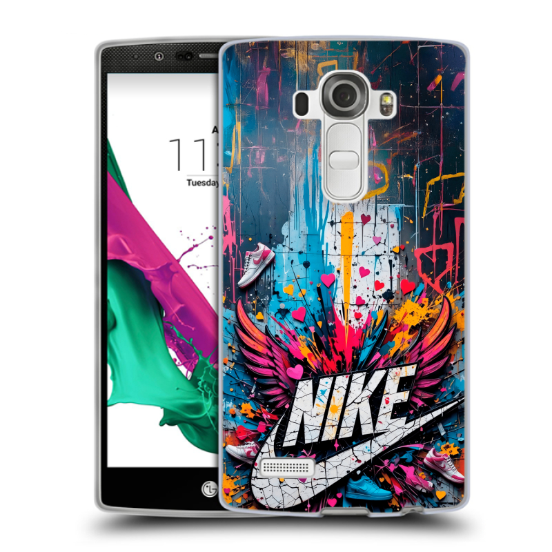 Силиконовый чехол на LG G4 с принтом Nike Найк Силиконовый чехол на LG G4 с принтом Nike Найк